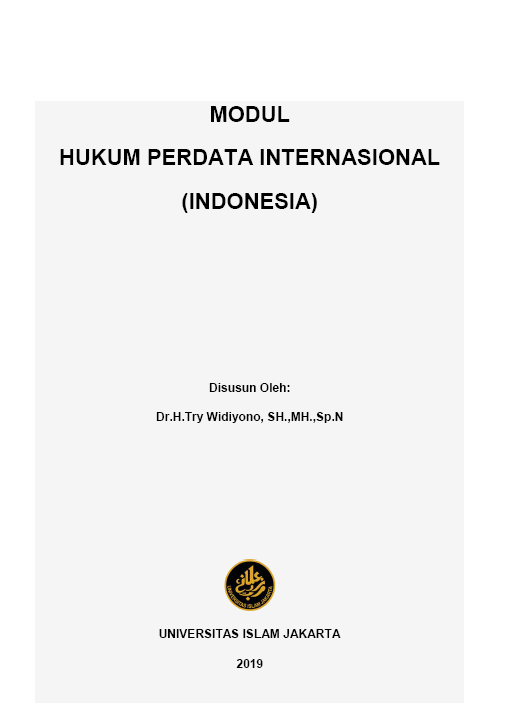 Modul Hukum Perdata ke Hukum Pedata Internasional