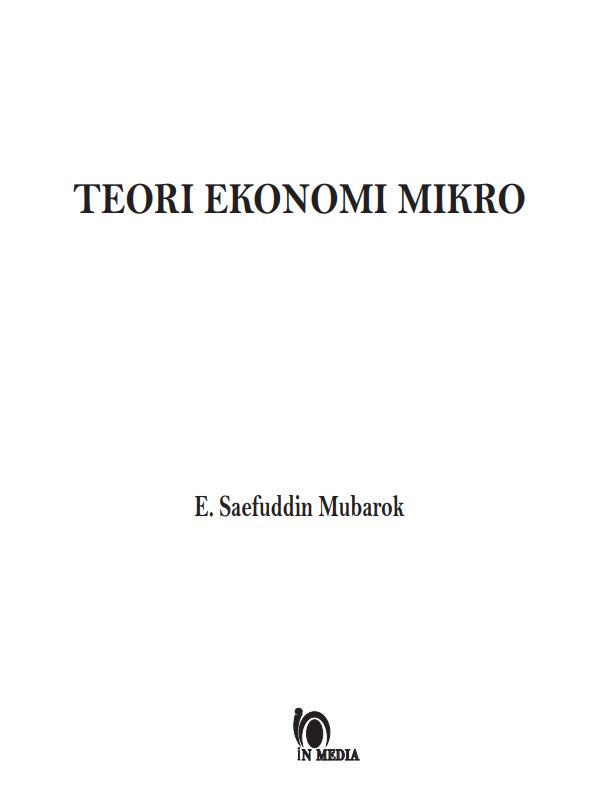Teori Ekonomi Mikro