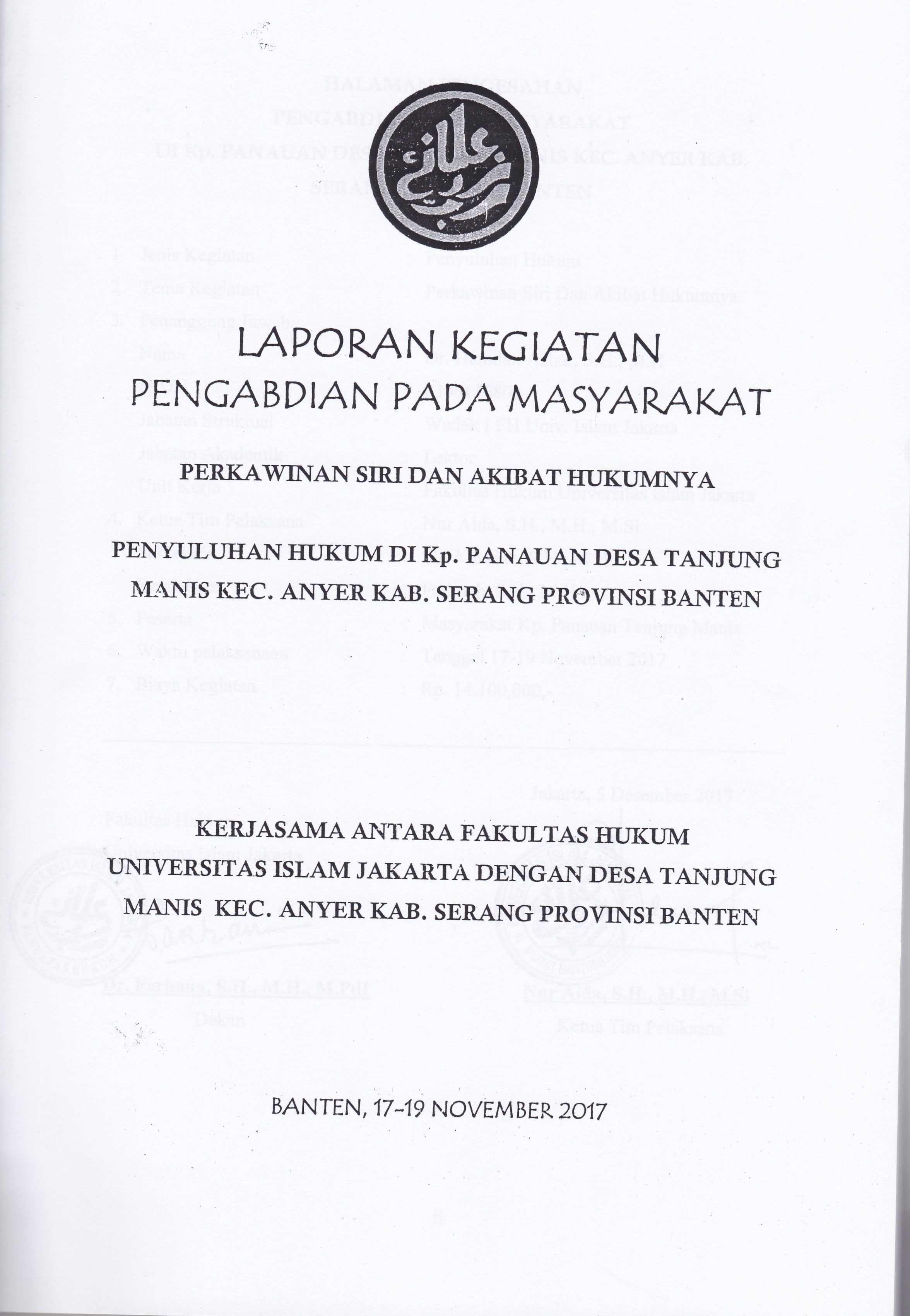 Perkawinan Sirih dan Akhirat Hukumnya